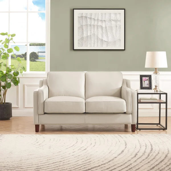 Prospera Home Dobson Top Grain Leather Sofa and Loveseat