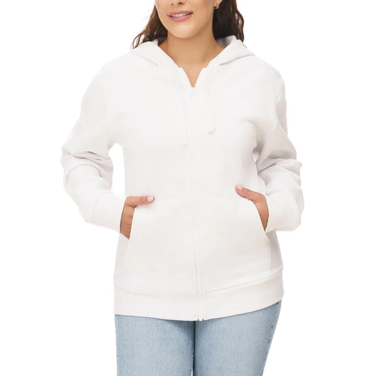 Custom Logo Unisex Full Zip Hoodie