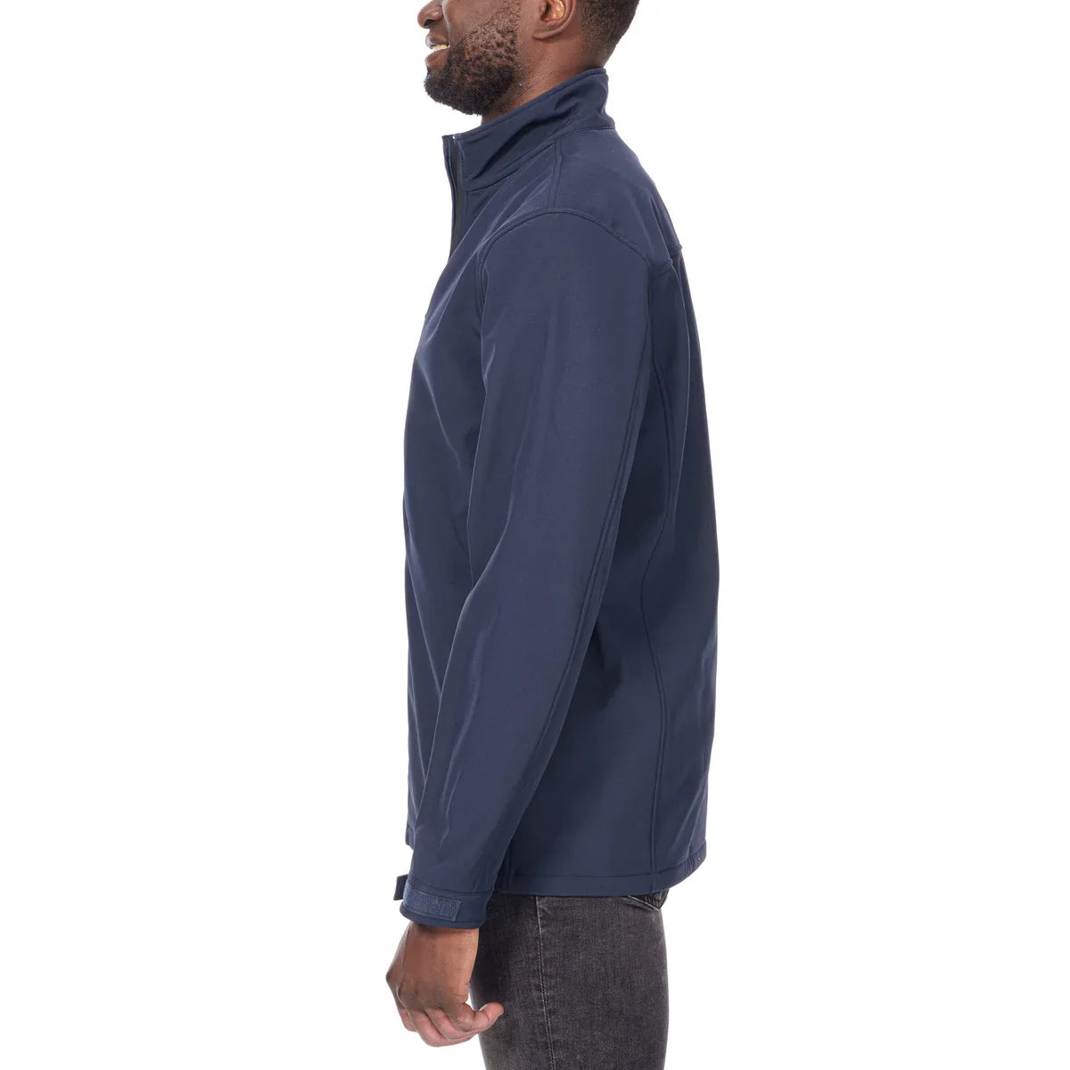 Custom Logo Unisex Full Zip Softshell Jacket