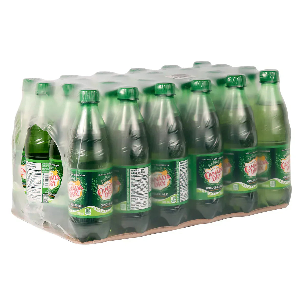Canada Dry Ginger Ale Bottles 24 × 500 mL