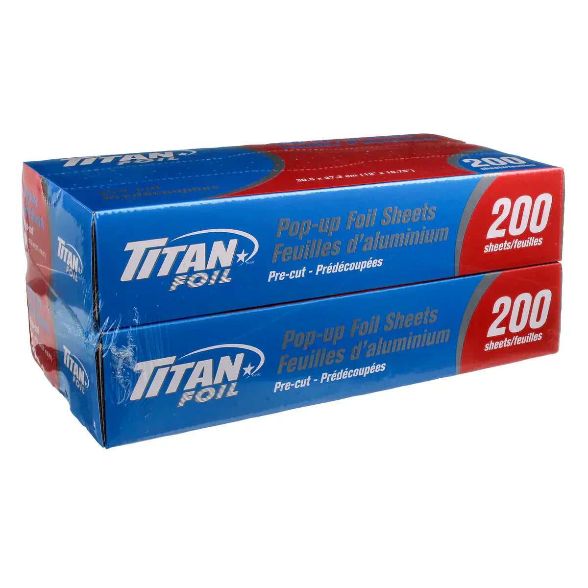 Titan Aluminum Foil Pop-up Sheets 2 packs of 200