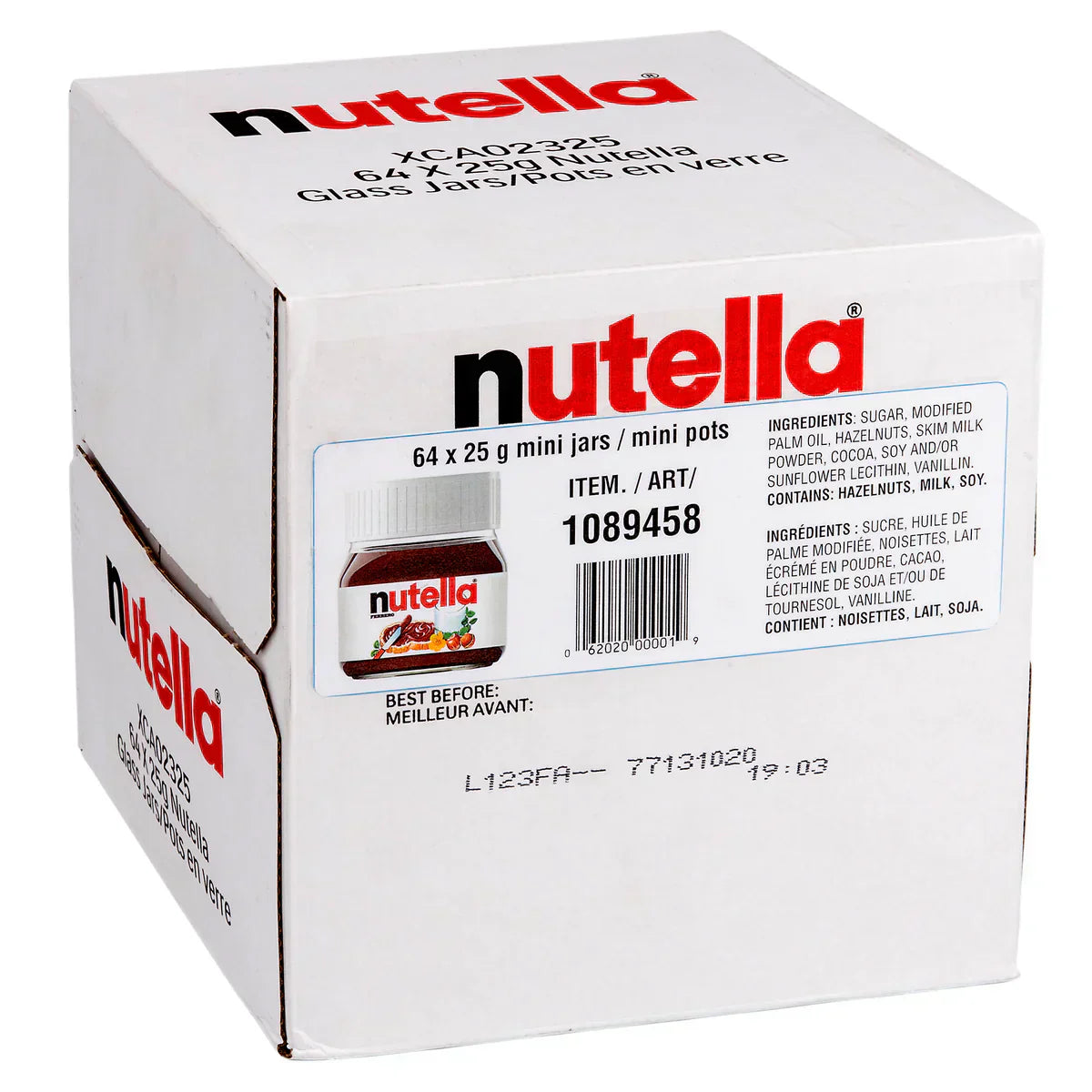 Nutella Mini Jars 64 × 25 g