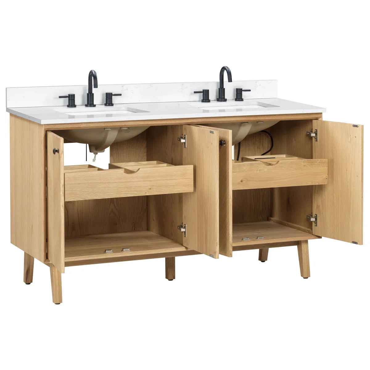 Avanity Aubrey Bathroom Vanity in Brown Oak Finish