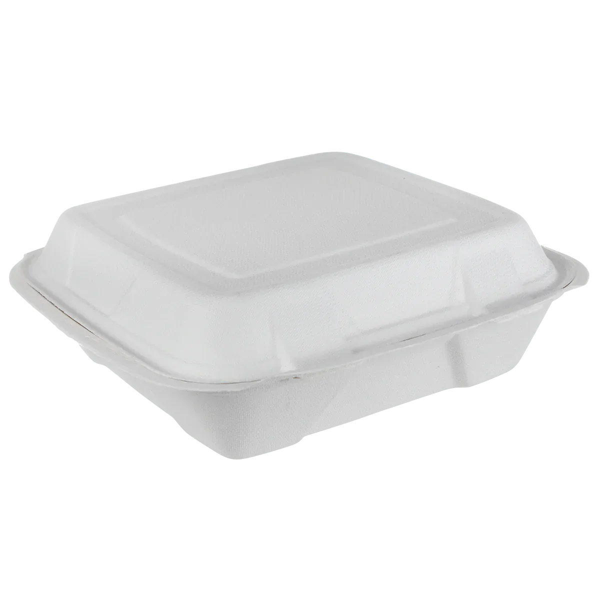 IECO Hinged Bagasse Containers 9 in × 9 in 2 packs of 50