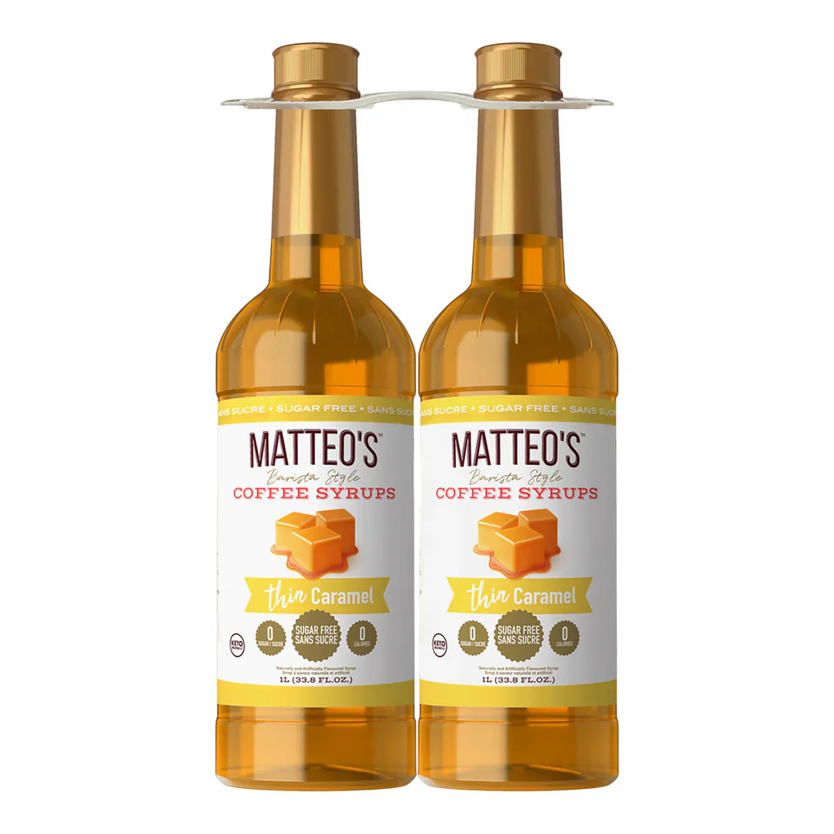 Caramel Flavoured Coffee Syrup 2 x 1L