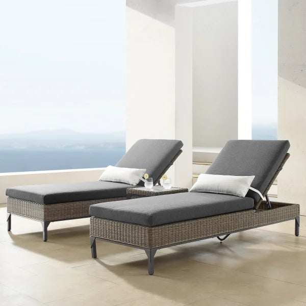 Aberdeen 3-piece Patio Lounger Set