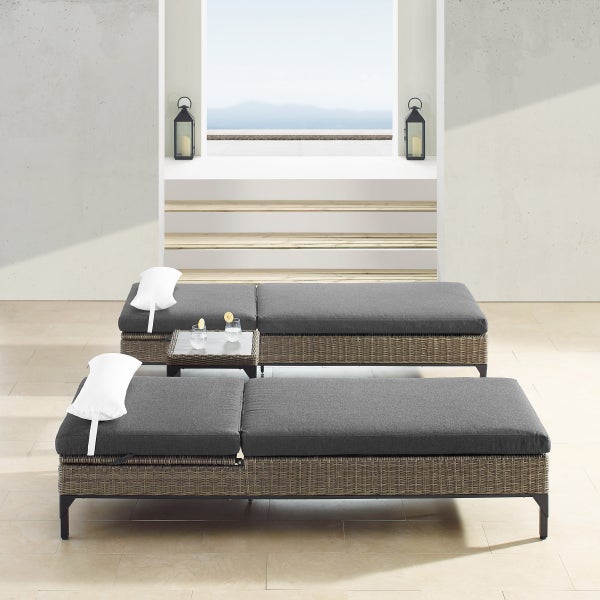 Aberdeen 3-piece Patio Lounger Set