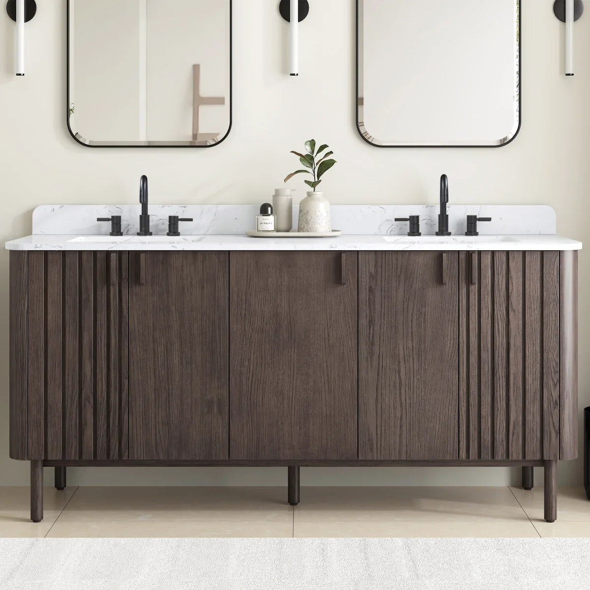 Avanity Brady Bathroom Vanity in Brown Oak Finish