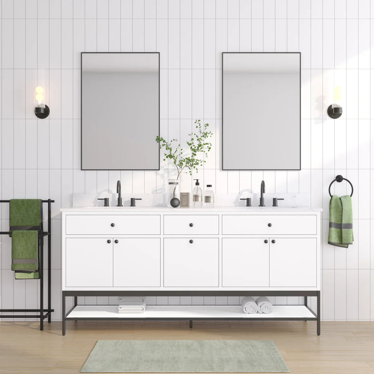 Avanity Palmer Bathroom Vanity in White Finish
