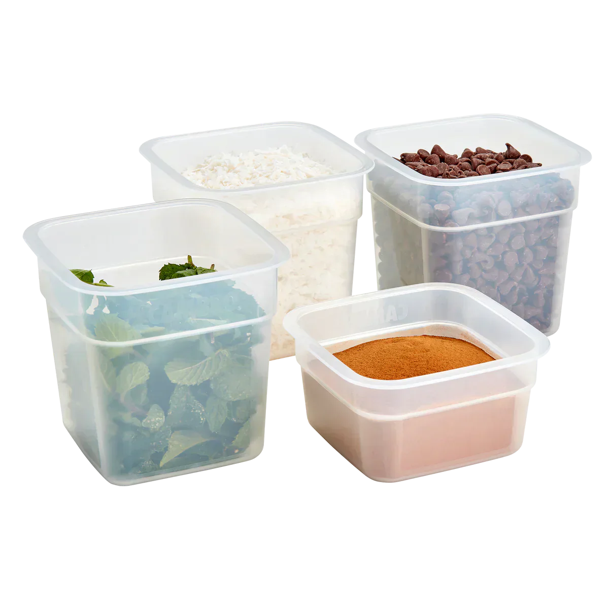 Cambro Food Storage Containers with Covers 16 Pieces