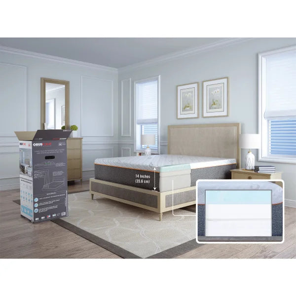 ObusForme DualCool Series 35.6 cm (14 in.) Foam Mattress