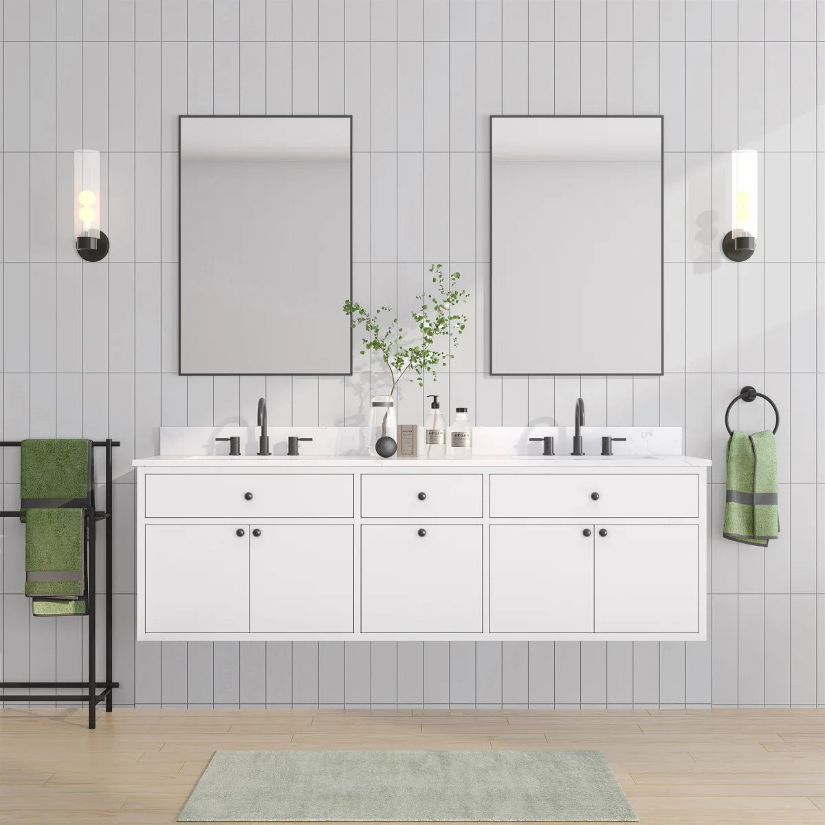 Avanity Palmer Bathroom Vanity in White Finish