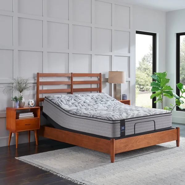Sealy Posturepedic Indigo Garden Queen Mattress with Adjustable Base