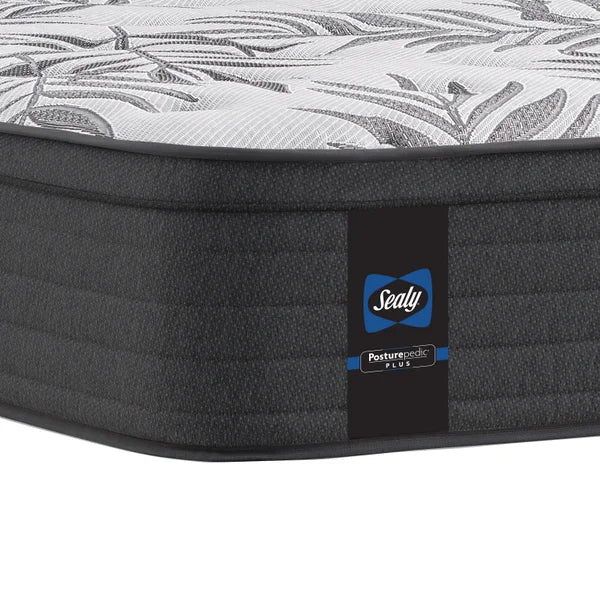 Sealy Posturepedic Island Cays Plush Queen Mattress with Adjustable Base