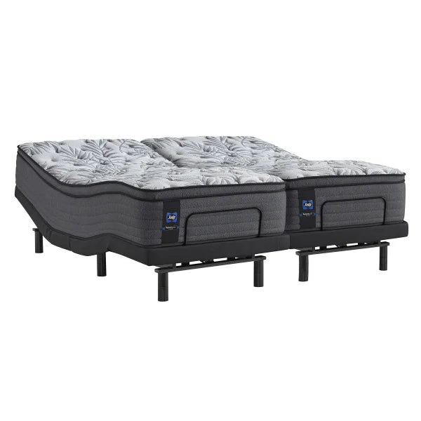 Sealy Posturepedic Island Cays Firm Split King Mattress with Adjustable Base