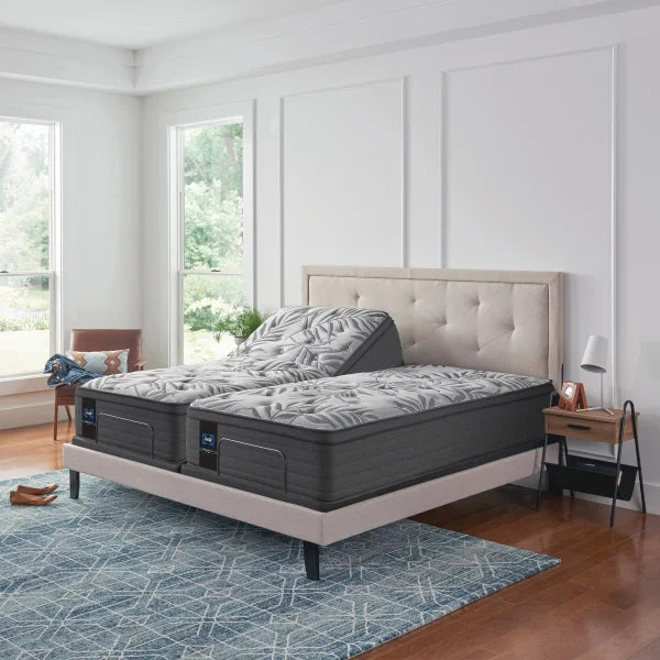 Sealy Posturepedic Island Cays Firm Split King Mattress with Adjustable Base