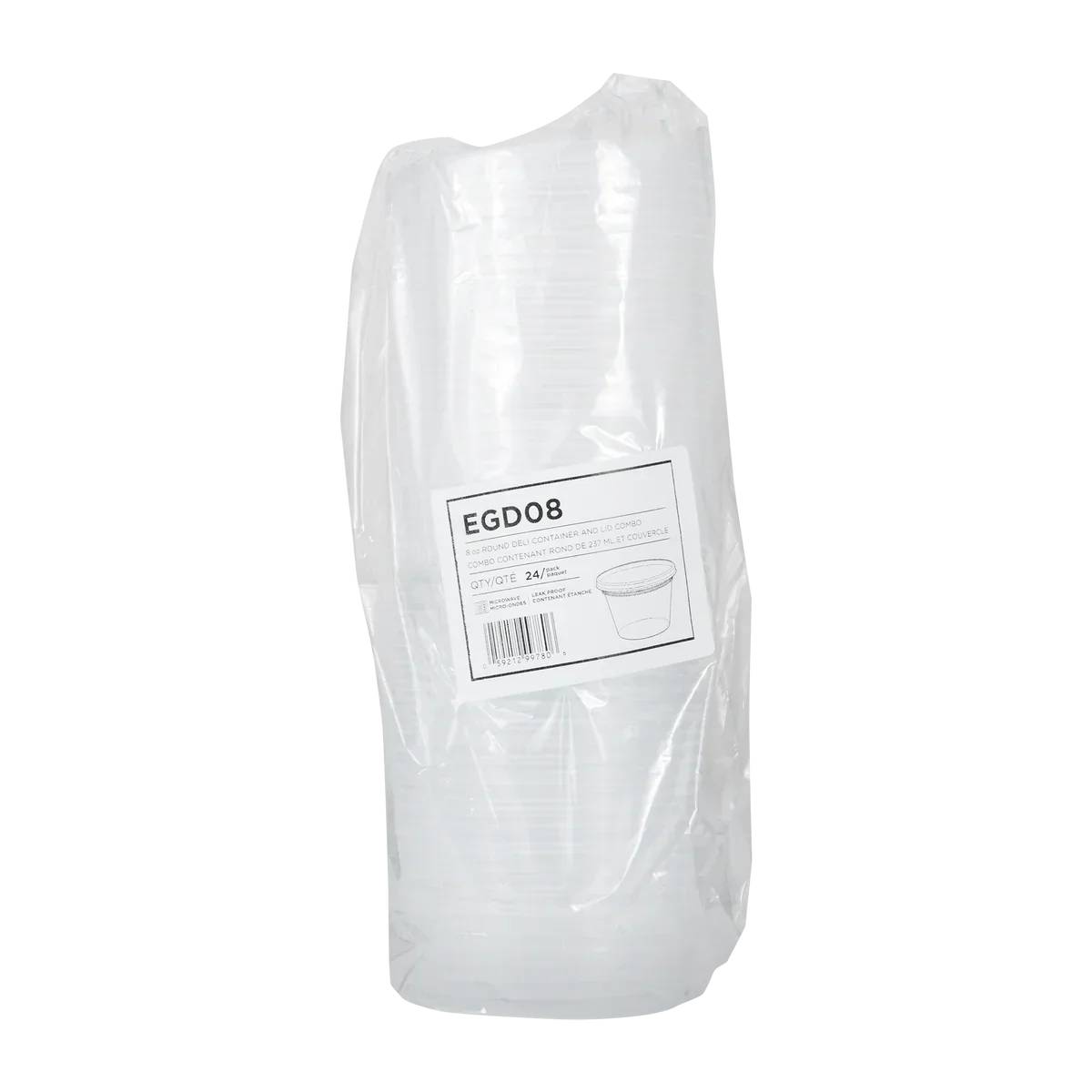 Café Express Deli Containers with Lids 237 mL (8 oz) Pack of 240