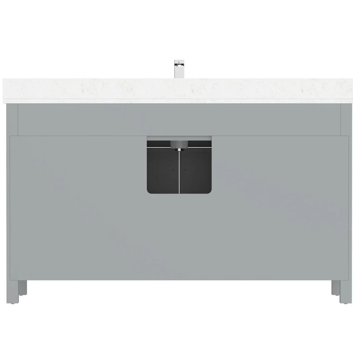 Studio Bathe Thomson Vanity with Power Bar, Oxford Grey