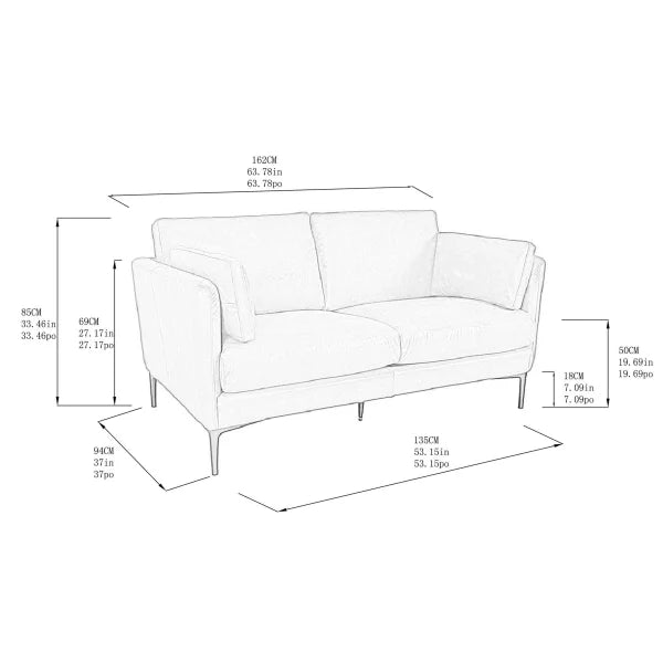 Kava Top-Grain Leather Sofa & Loveseat, Brown