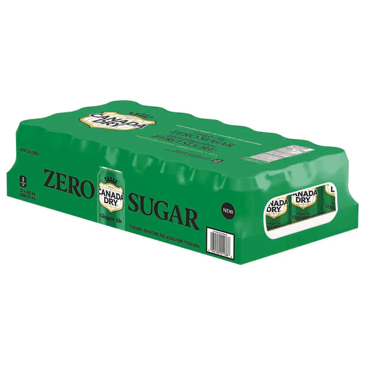 Canada Dry ginger ale zero sugar 32 x 355 mL