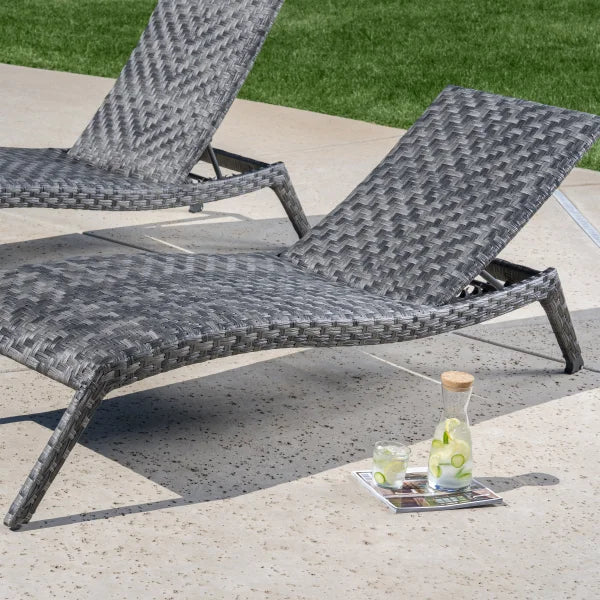 Nora 2-piece Patio Lounger Set