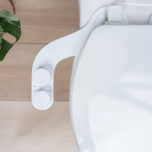 Brondell Omigo Element+ Non-Electric Warm Water Bidet Attachment with Dual Nozzles