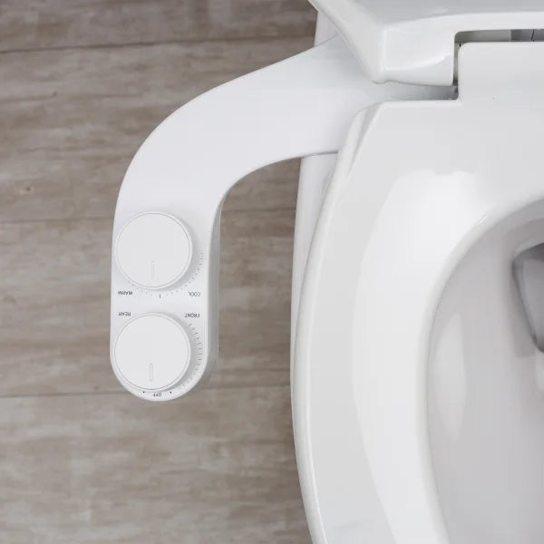 Brondell Omigo Element+ Non-Electric Warm Water Bidet Attachment with Dual Nozzles