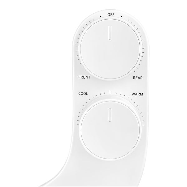 Brondell Omigo Element+ Non-Electric Warm Water Bidet Attachment with Dual Nozzles
