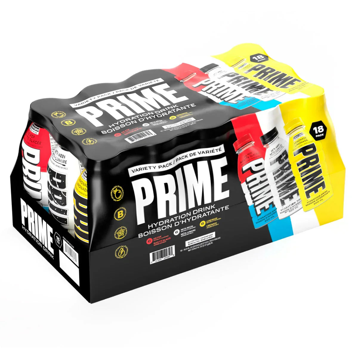 Prime Hydration Sport Drink Variety Pack 18 x 500 mL