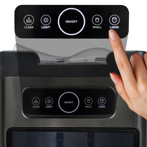 Kenmore Front-Load Portable Ice Maker, 11.8 kg (26 lbs.), Stainless Steel