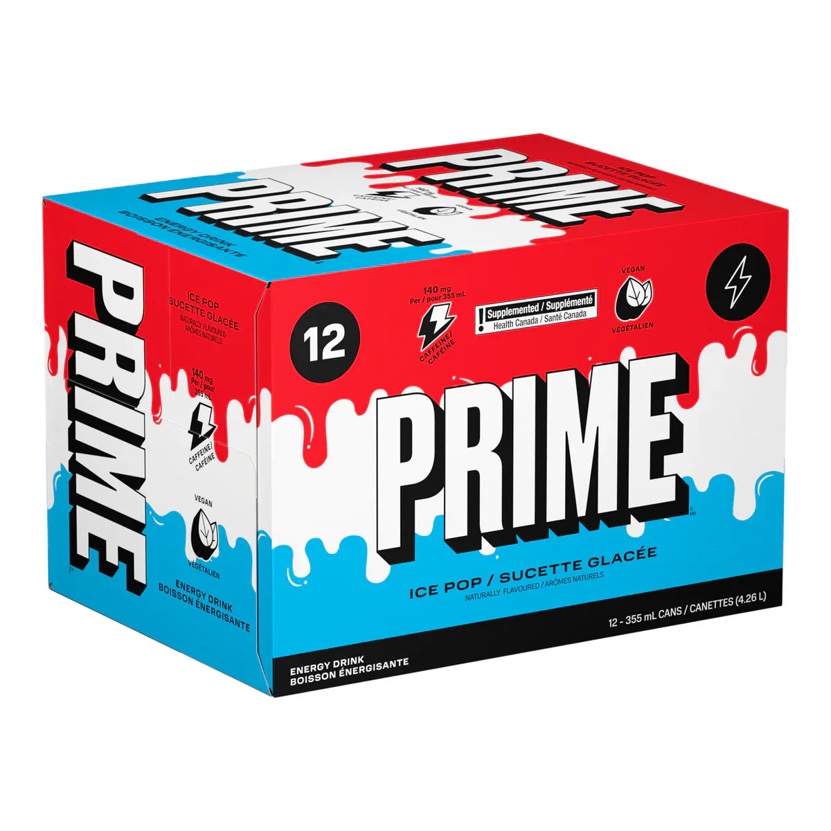 Prime Energy Ice Pop 12 × 355 mL