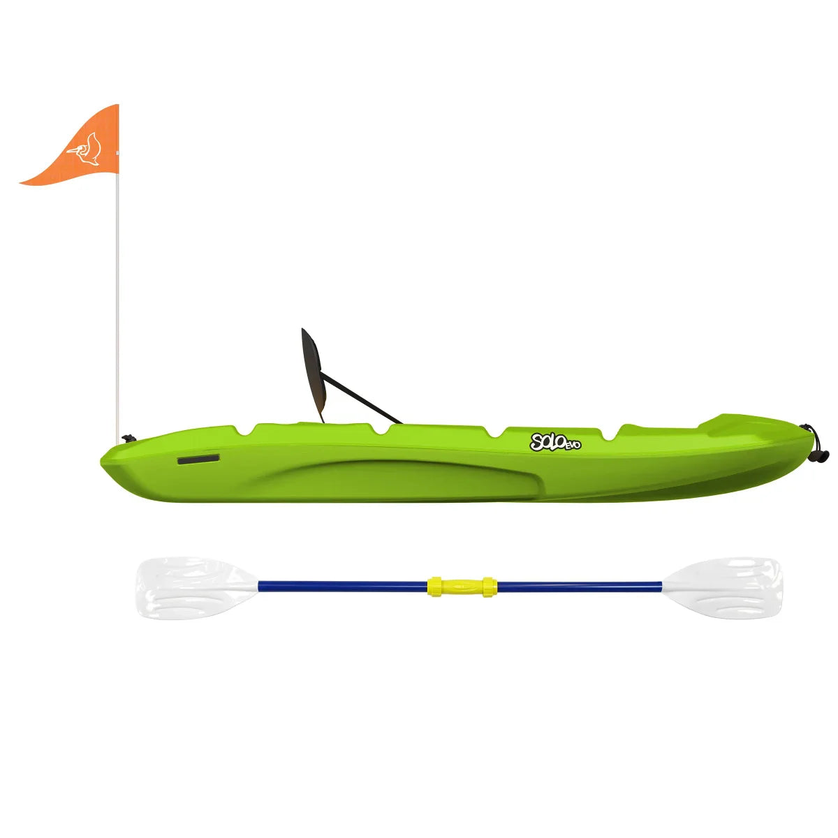 Pelican Solo EVO DLX Kids Kayak with paddle