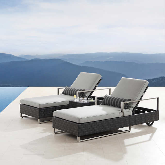 Soho 3-piece Patio Lounger Set