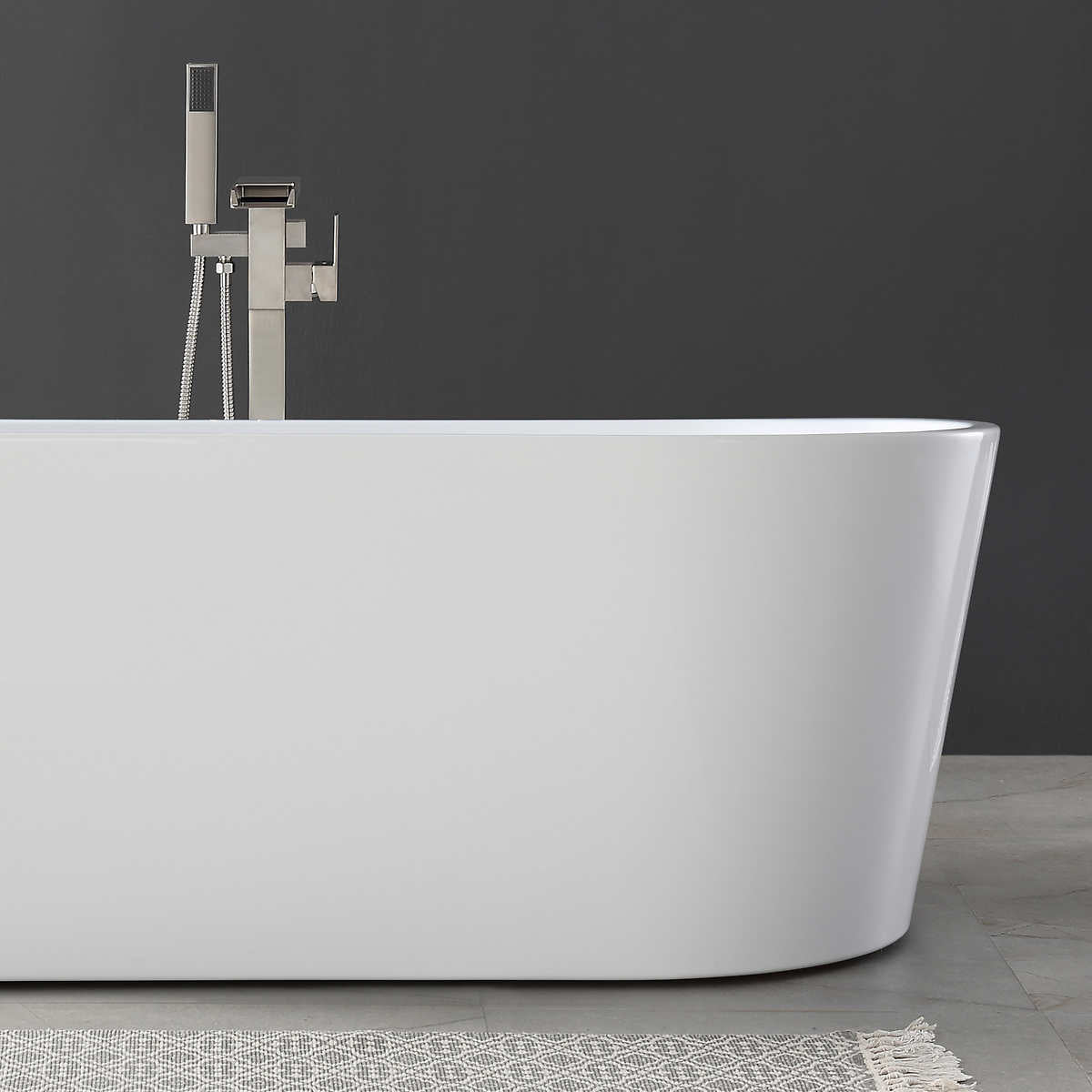 OVE Alexander 67 in. Seamless Freestanding Bathtub