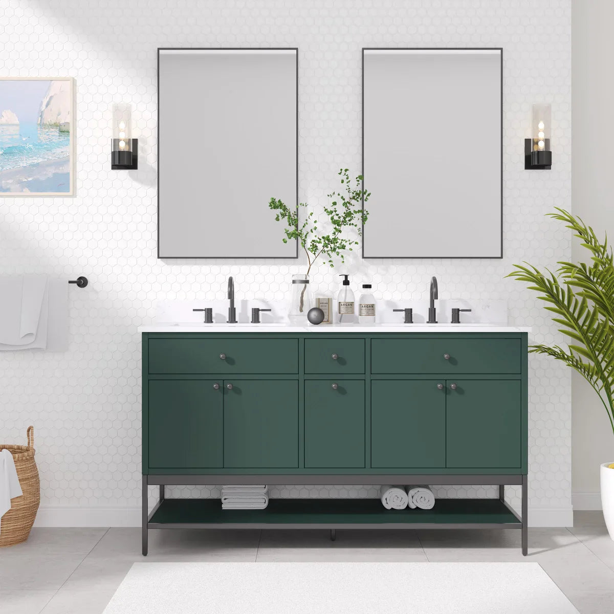 Avanity Palmer Bathroom Vanity in Green Finish