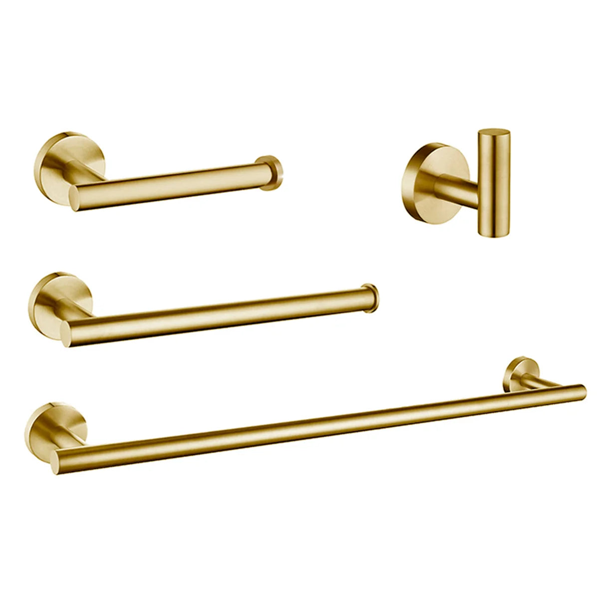 AGUA Canada Daphne 4-piece Round Bathroom Accessory Kit