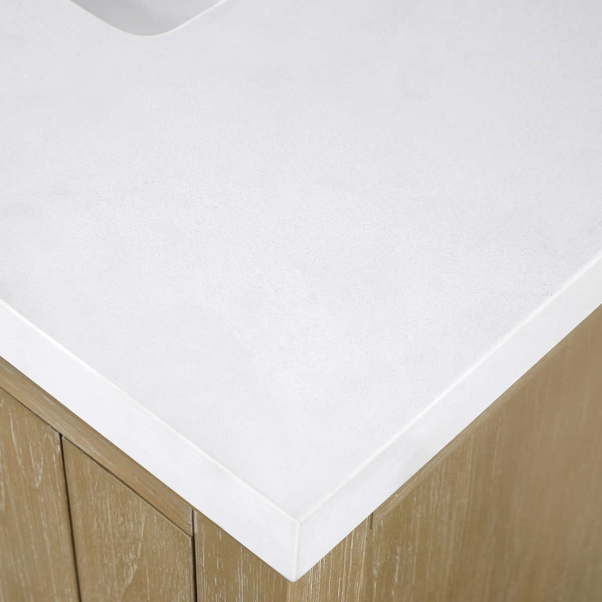 OVE Decors Arno 60 in. Double Vanity with White Quartz Top