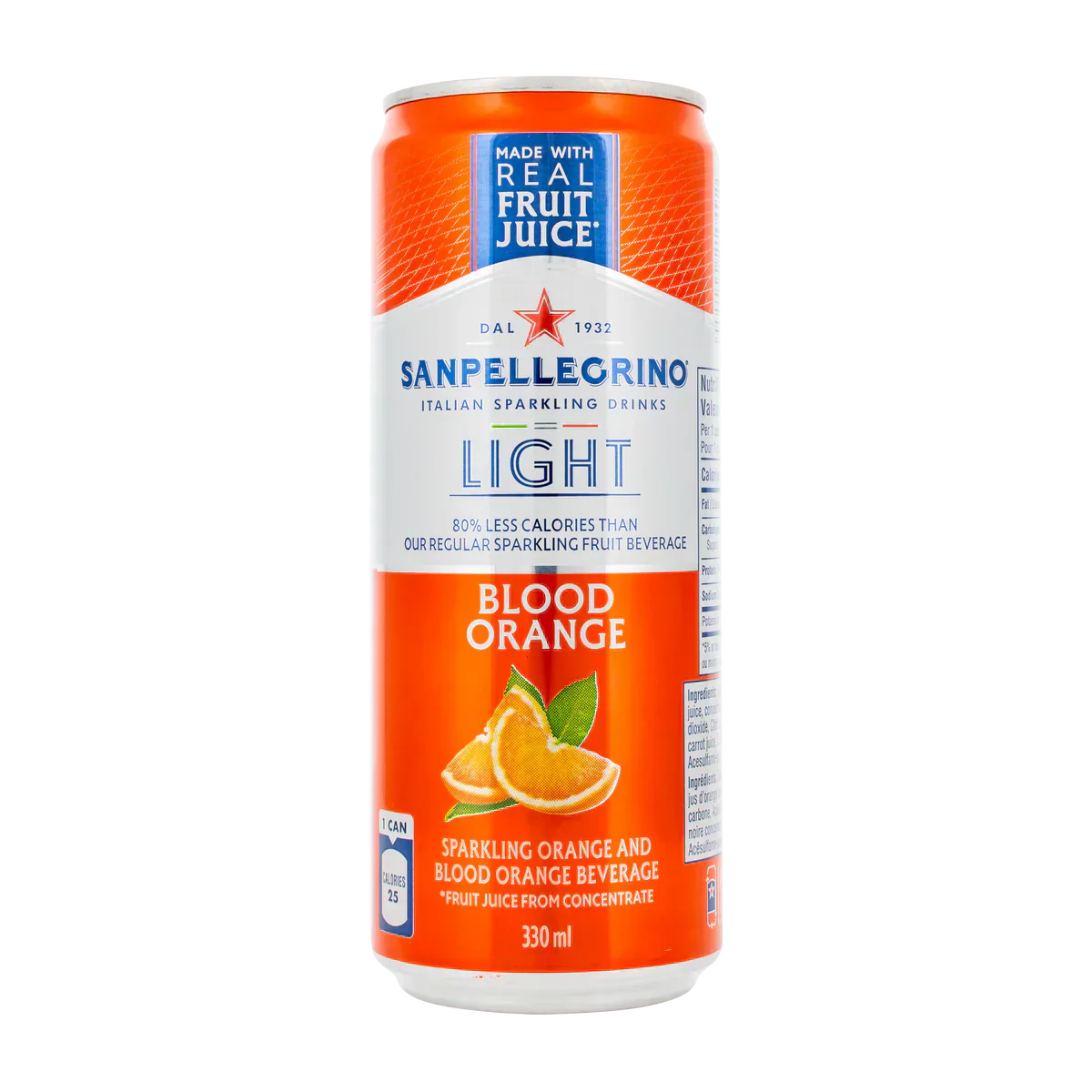 San Pellegrino Light Blood Orange 24 x 330 mL