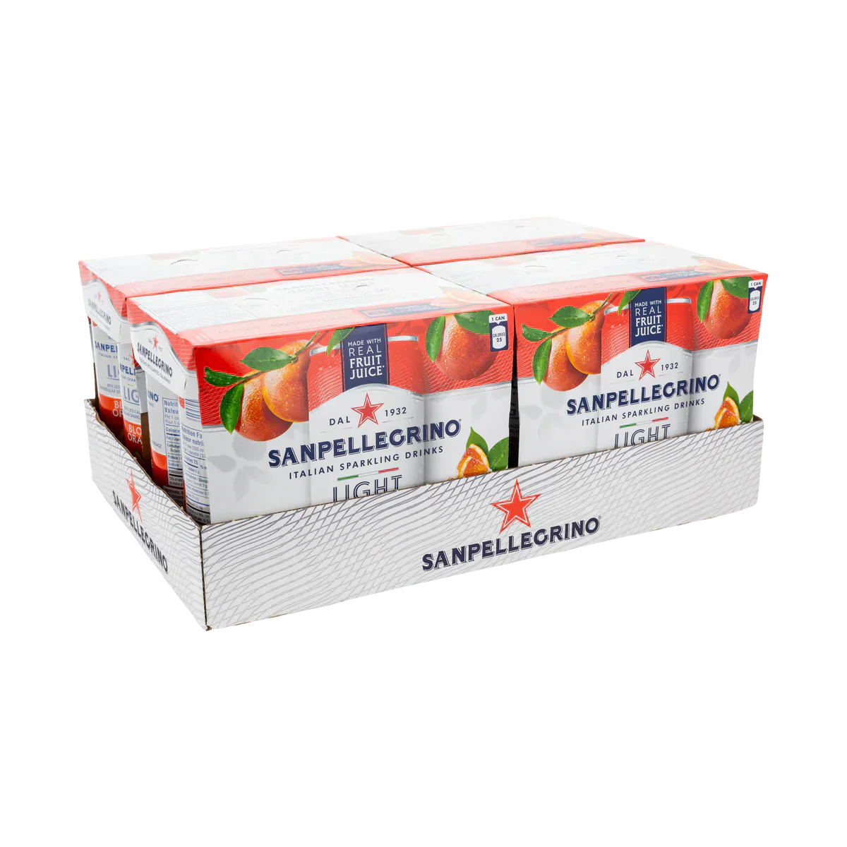 San Pellegrino Light Blood Orange 24 x 330 mL
