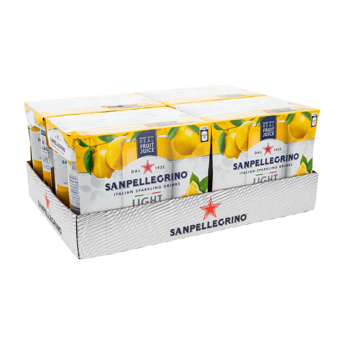 San Pellegrino Light Lemon 24 x 330 mL