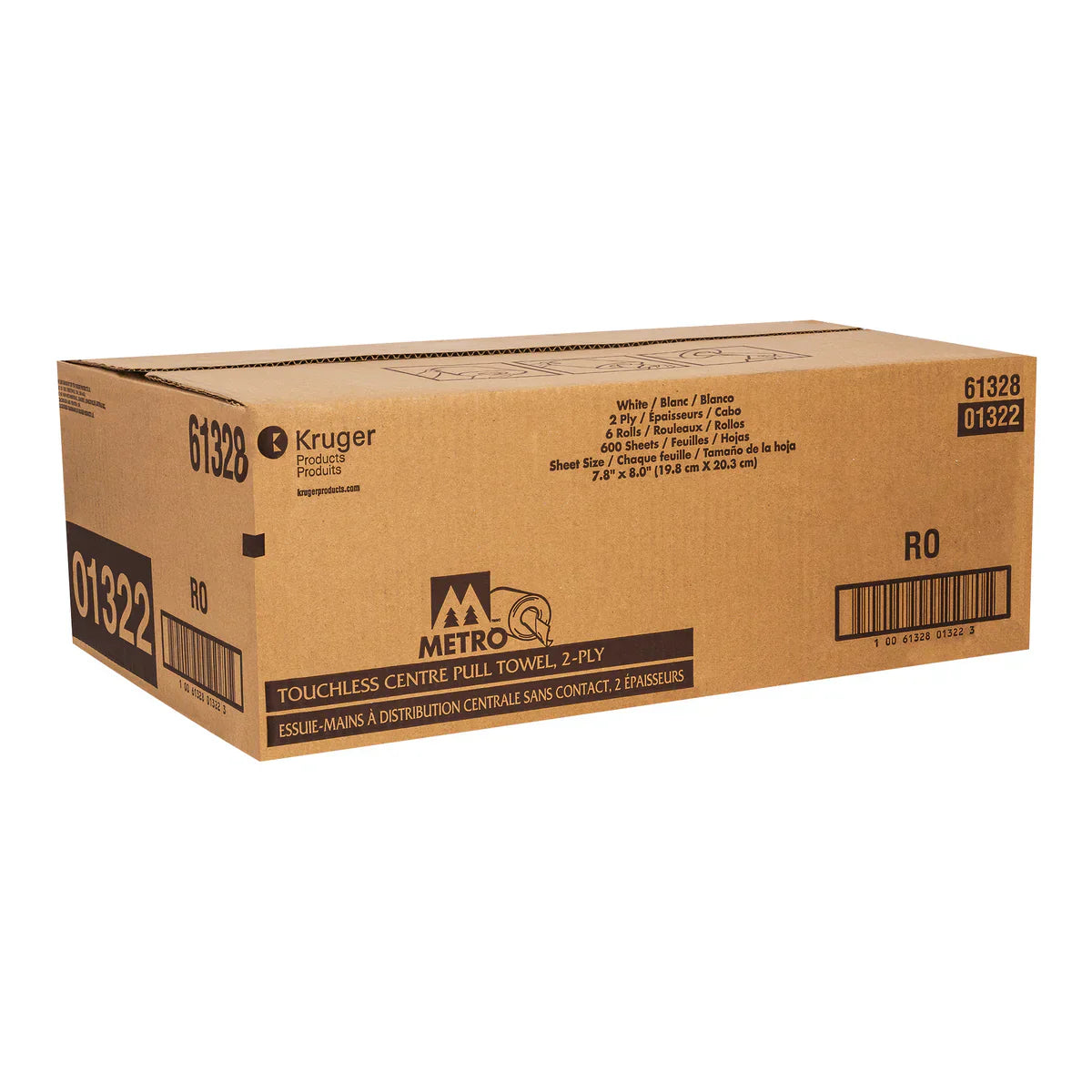 Metro Centre-pull Towels Pack of 6