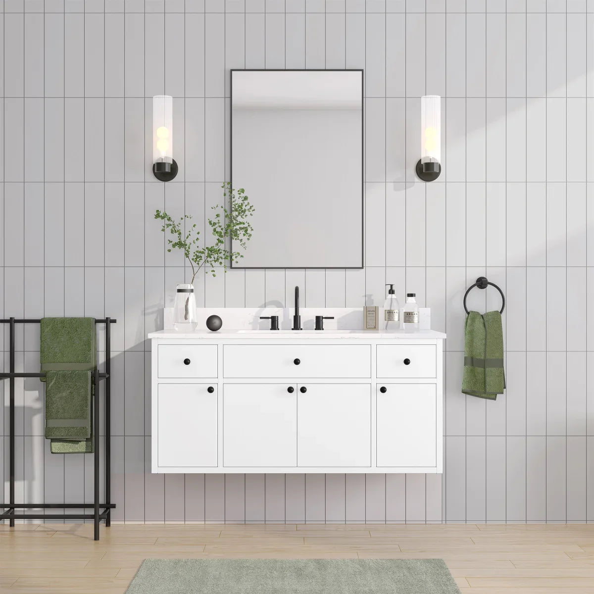 Avanity Palmer Bathroom Vanity in White Finish