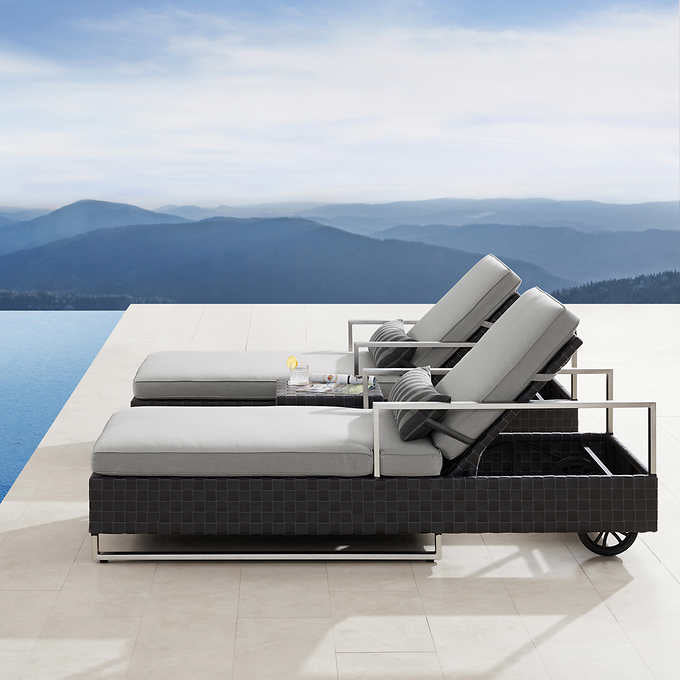 Soho 3-piece Patio Lounger Set