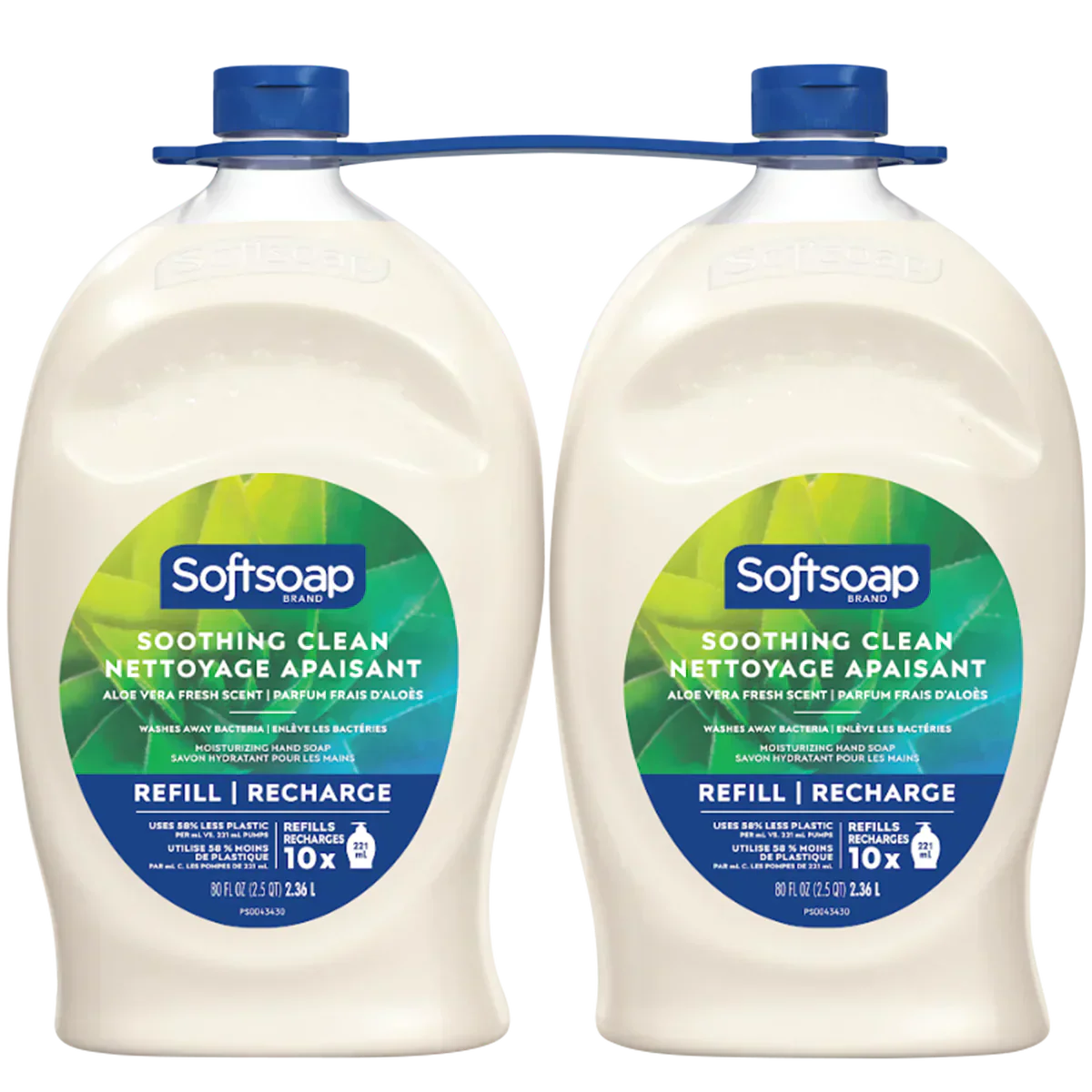 Softsoap Soothing Aloe Vera Moisturizing Hand Soap Refills 2 × 2.36 L