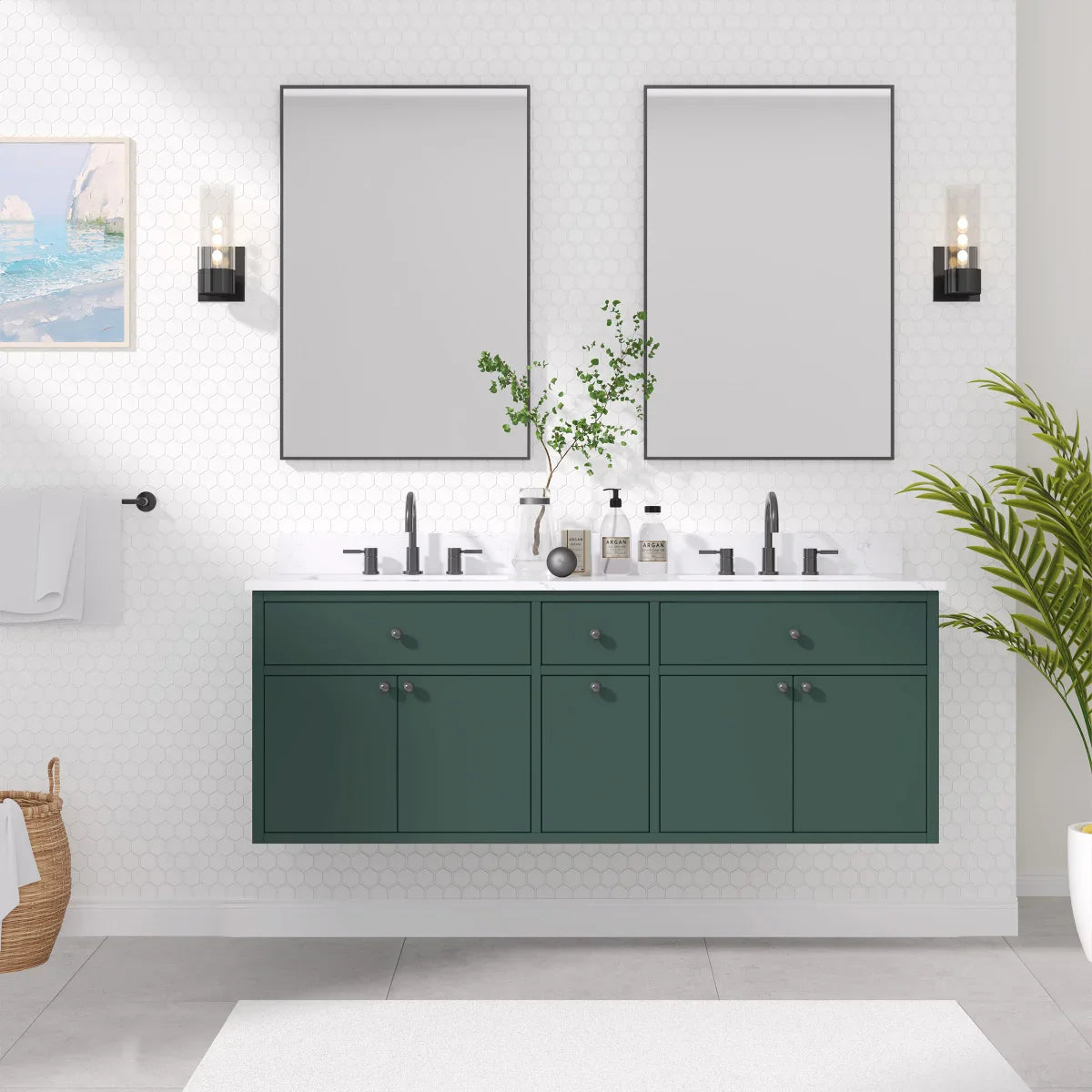 Avanity Palmer Bathroom Vanity in Green Finish