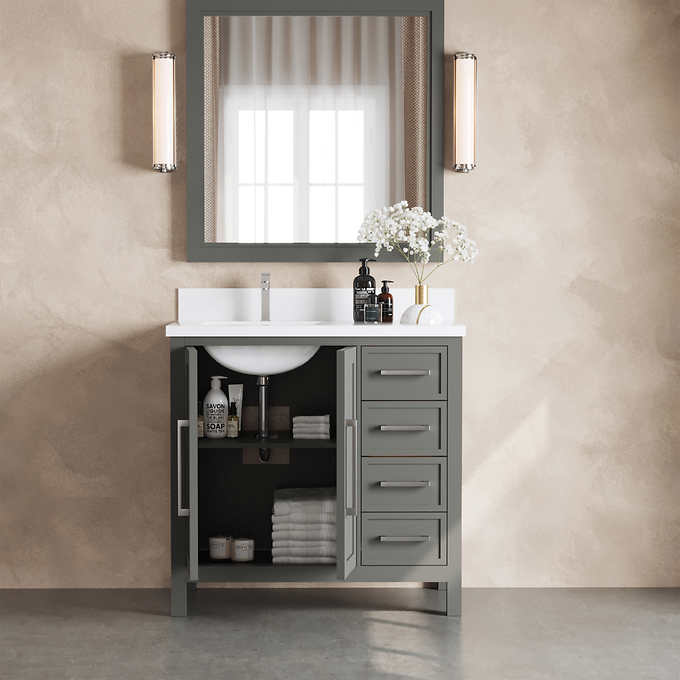 Forestmade Acadian 36 in. Vanity with Mirror