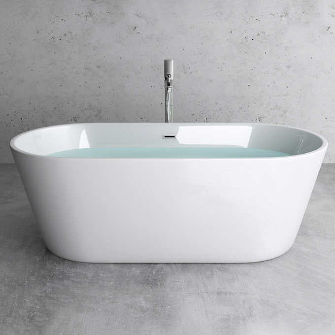 Jade Milano 59 in. Seamless Freestanding Tub