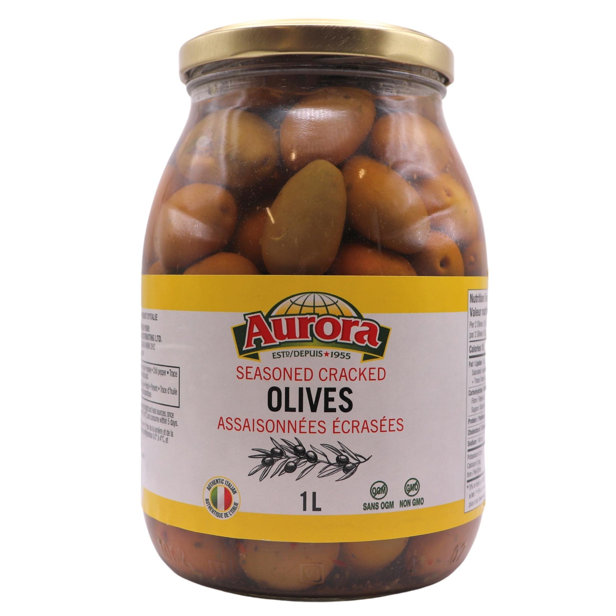 Aurora Olives Ssned Cracked 1Lt