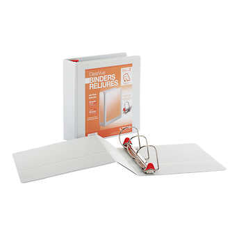 TOPS ClearVue 3 in White View Binders Pack of 2