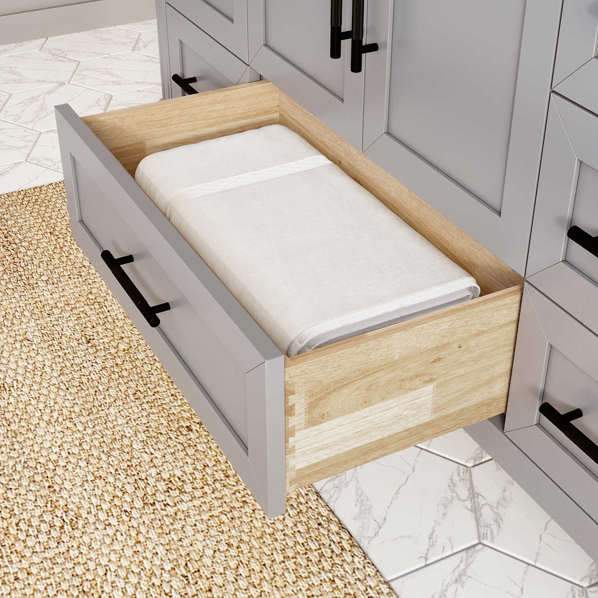 Studio Bathe Hudson 60 in. Single Vanity